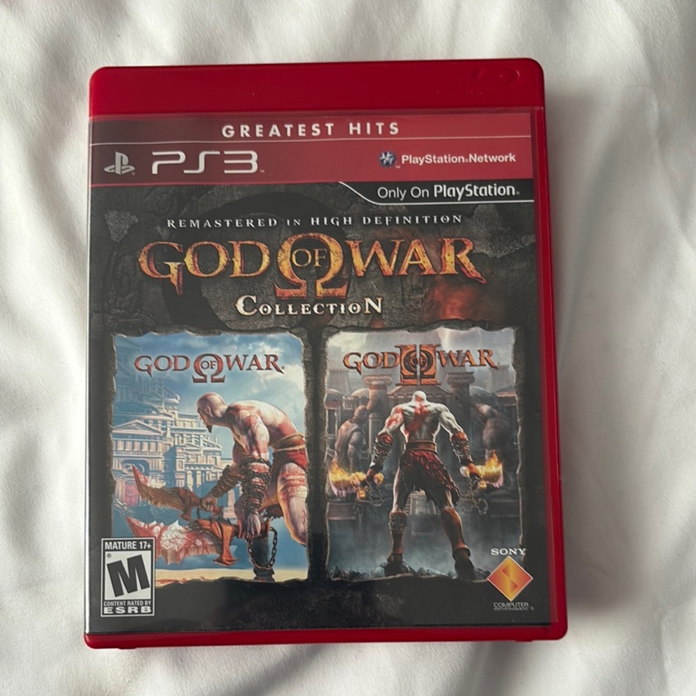 God of War Collection for PS3 - Red Case